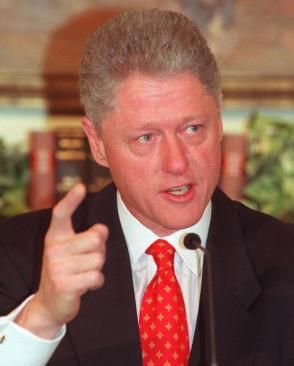 Finger-Wagging Bill Clinton