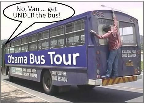 No Van get UNDER the bus