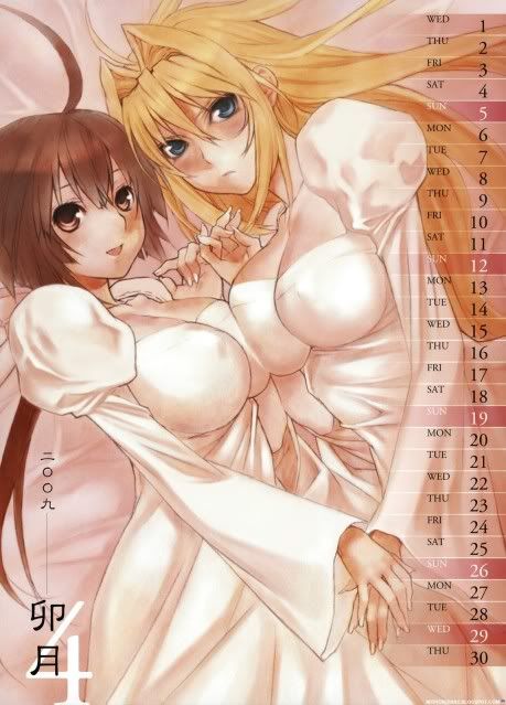 Sakurako Gokurakuin - Sekirei Comic Special Calendar 2009