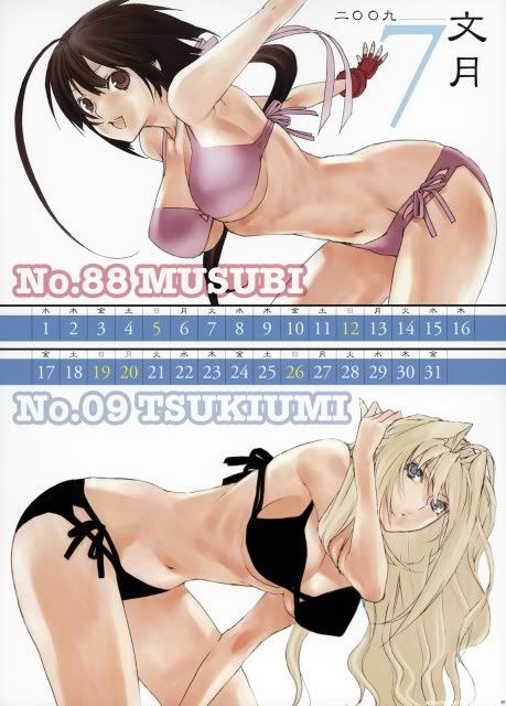 Sakurako Gokurakuin - Sekirei Comic Special Calendar 2009