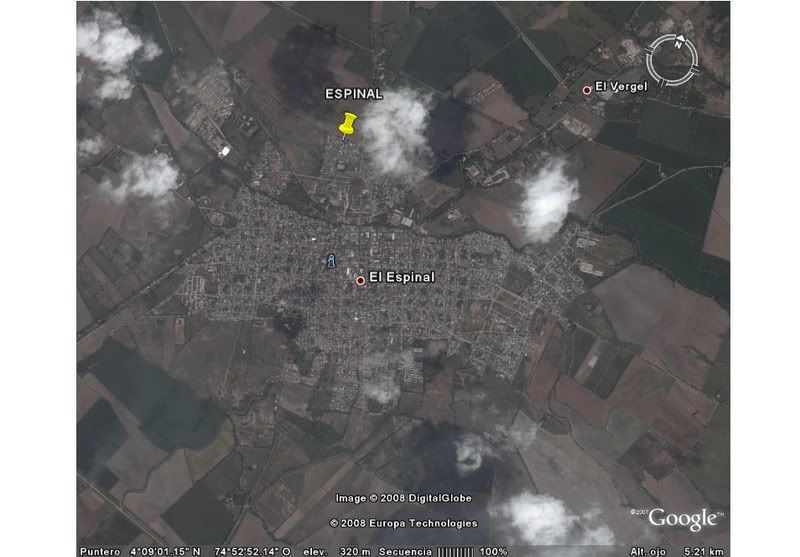 Vista Satelital De Manizales Colombia Mapa