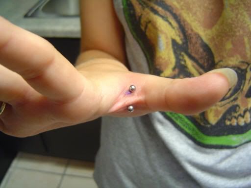 Hand Webbing. Photobucket. Again, these are piercings I WANT to do. Hand Webbing. Photobucket. Again, these are piercings I WANT to do.