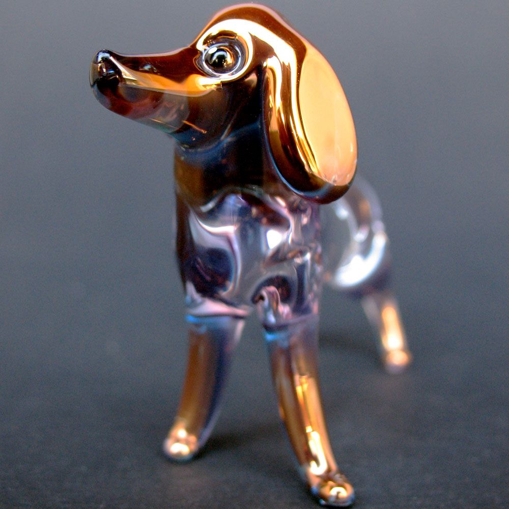 dachshund crystal figurines