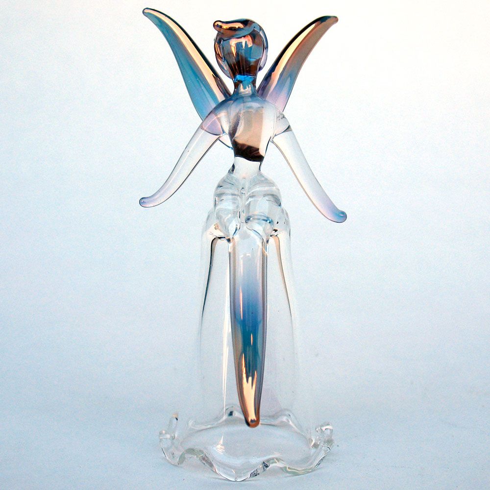 blown glass fairy figurines