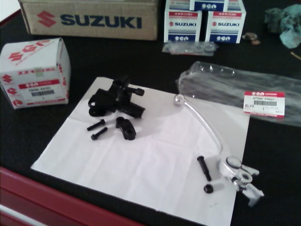 Front brake lever has "hard spots" when squeezed Suzuki GSXR