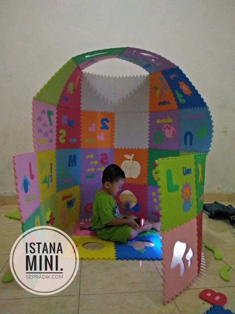 Aneka kreasi mainan dengan playmat