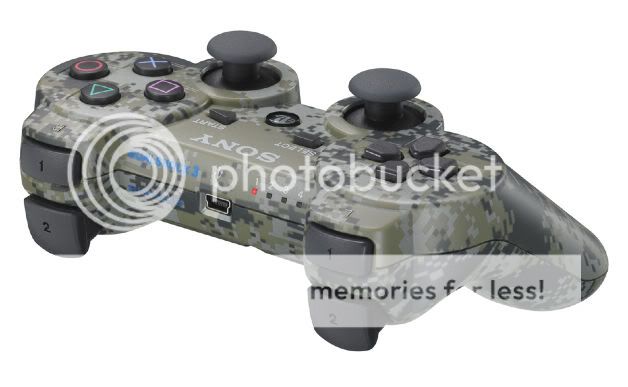 GENUINE PS3 Dualshock 3 wireless controller Urban Camouflage New 